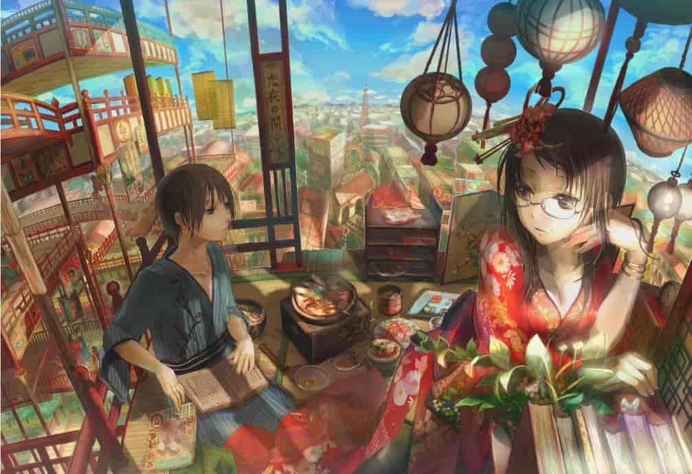 被誉为“极彩色的魔术师”，Pixiv画师藤原作品赏析和下载