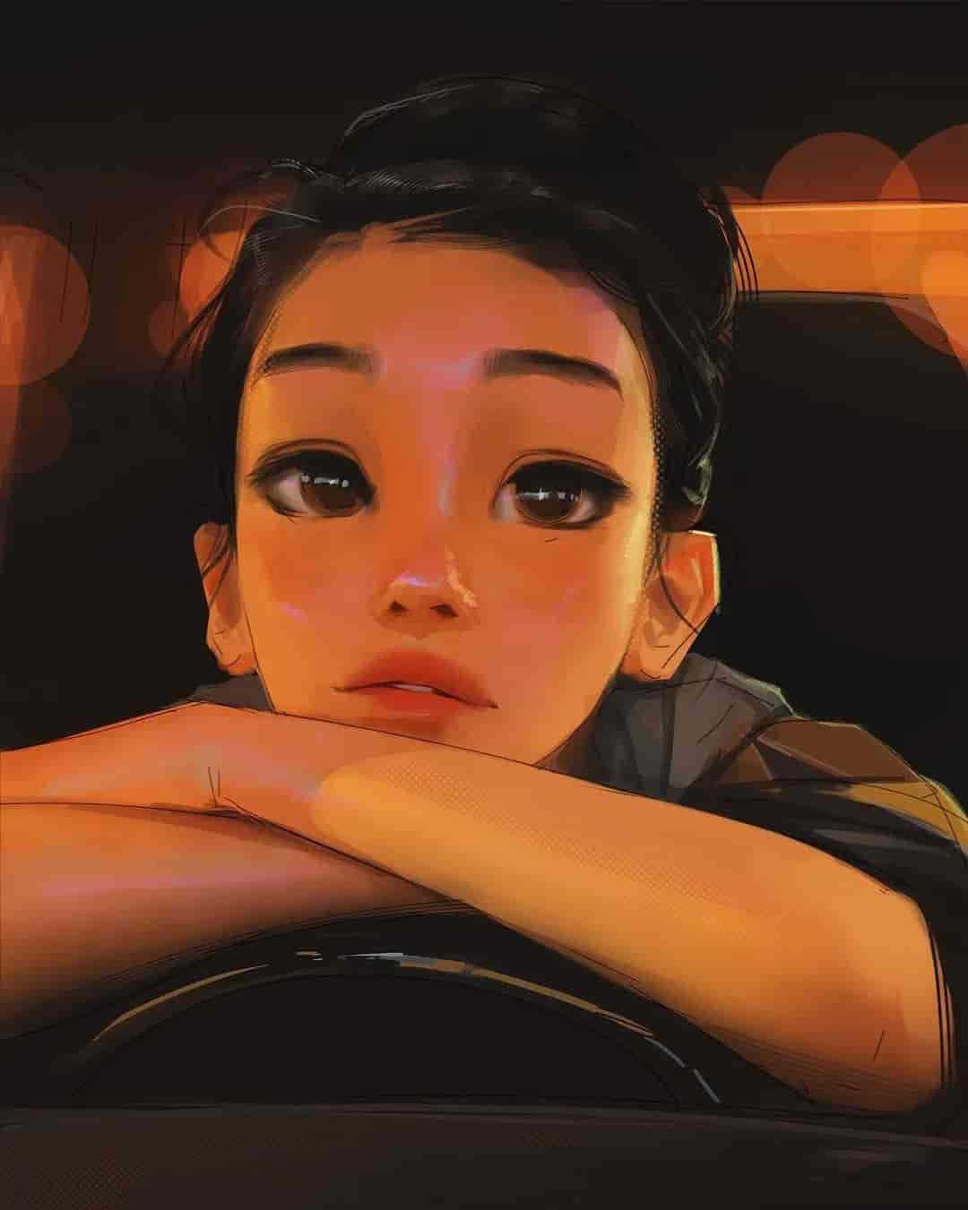 sam yang笔下的率真女生作品459张