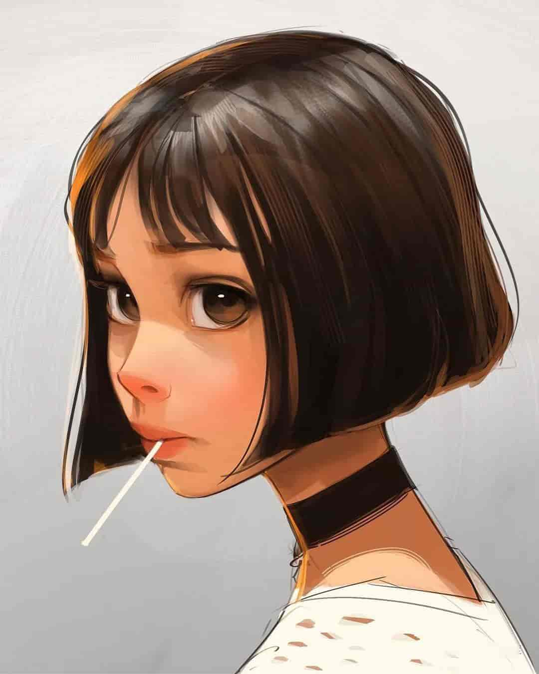 sam yang笔下的率真女生作品459张