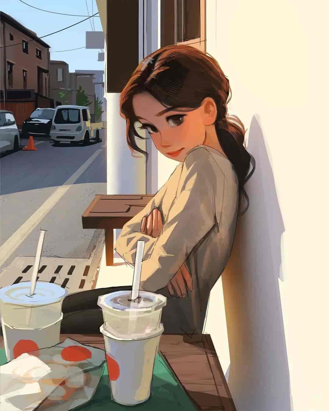 sam yang笔下的率真女生作品459张