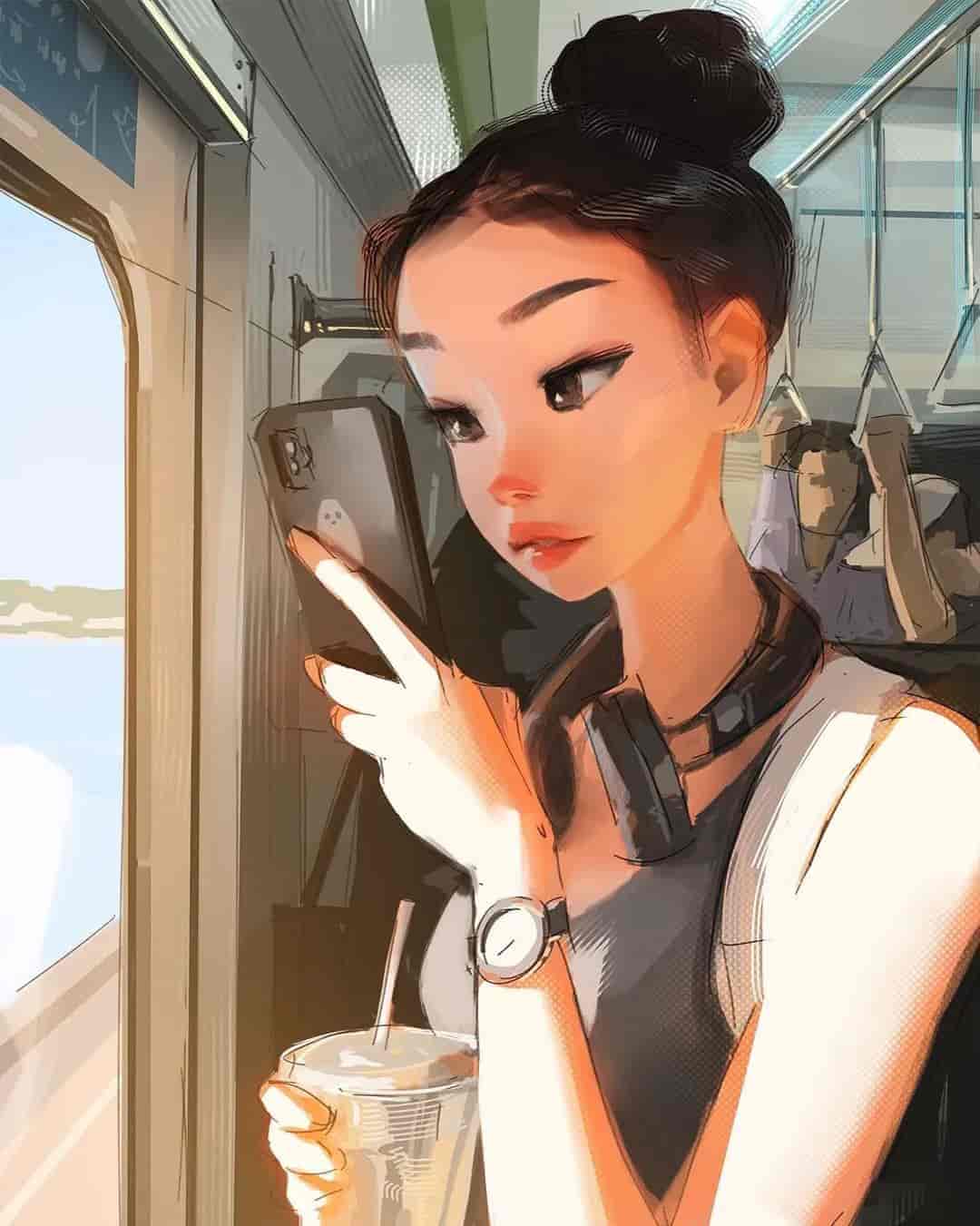 sam yang笔下的率真女生作品459张
