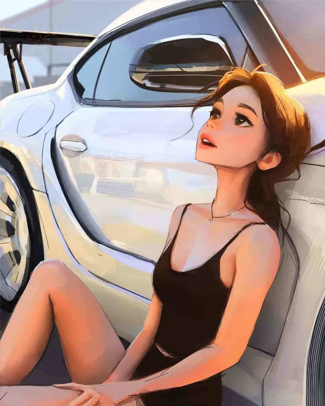 sam yang笔下的率真女生作品459张