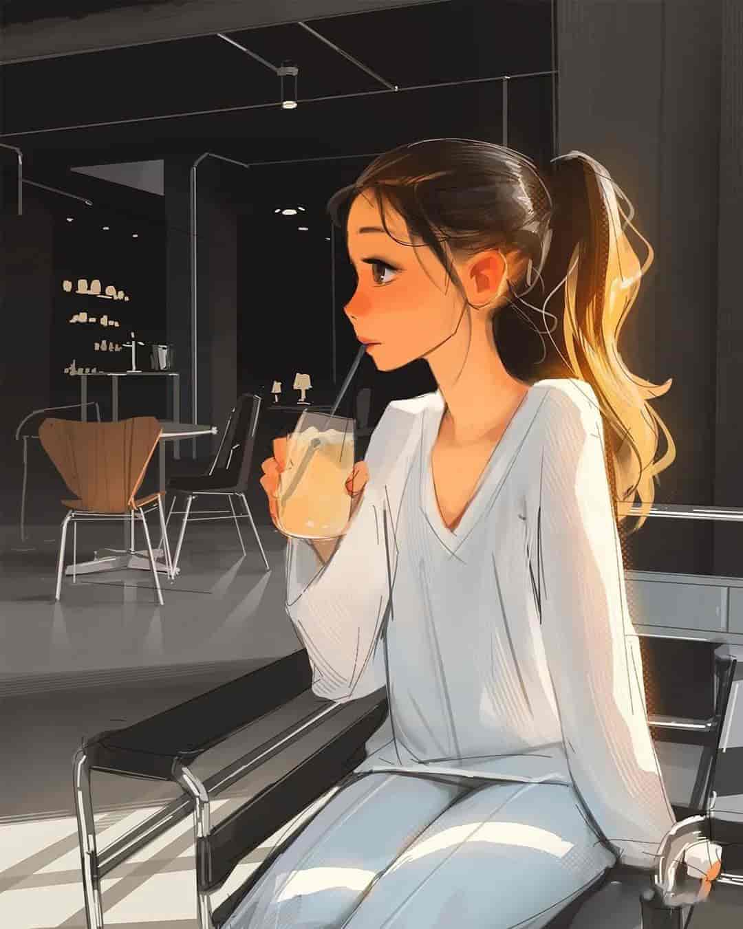sam yang笔下的率真女生作品459张