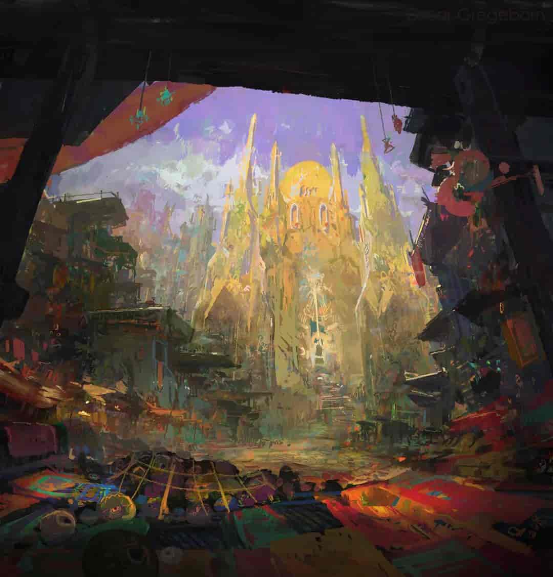 概念设定- 挪威画家Oscar Gregeborn作品集欣赏