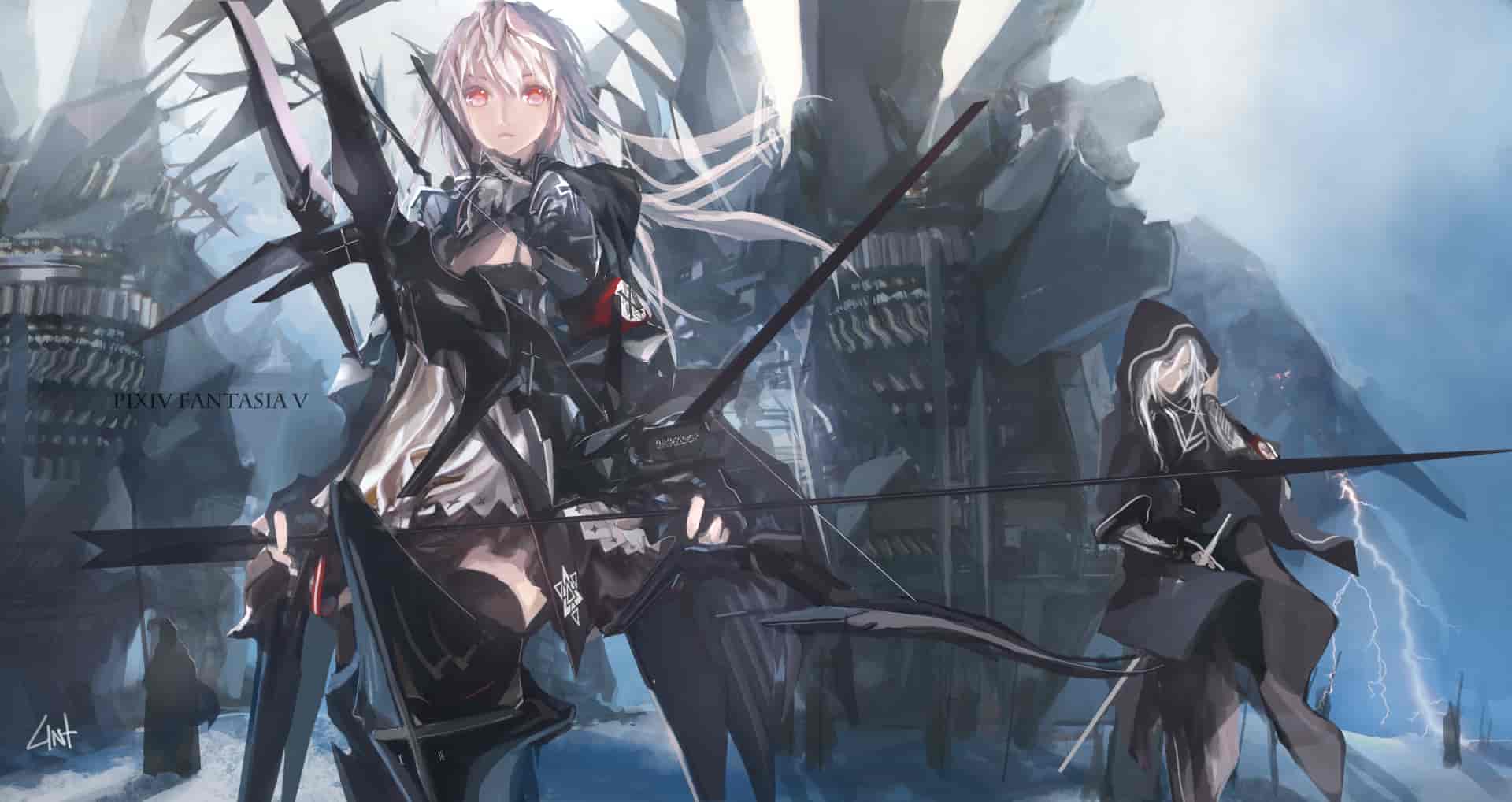 Pixiv画师LIN+原画作品集赏析和下载