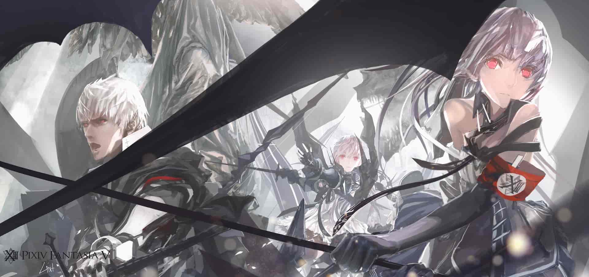 Pixiv画师LIN+原画作品集赏析和下载