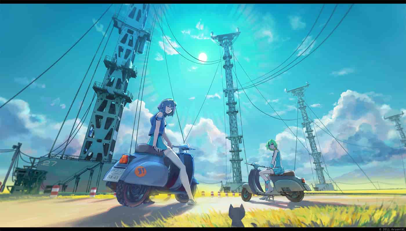 每一幅都是精美的壁纸,P站画师arsenixc作品赏析和下载