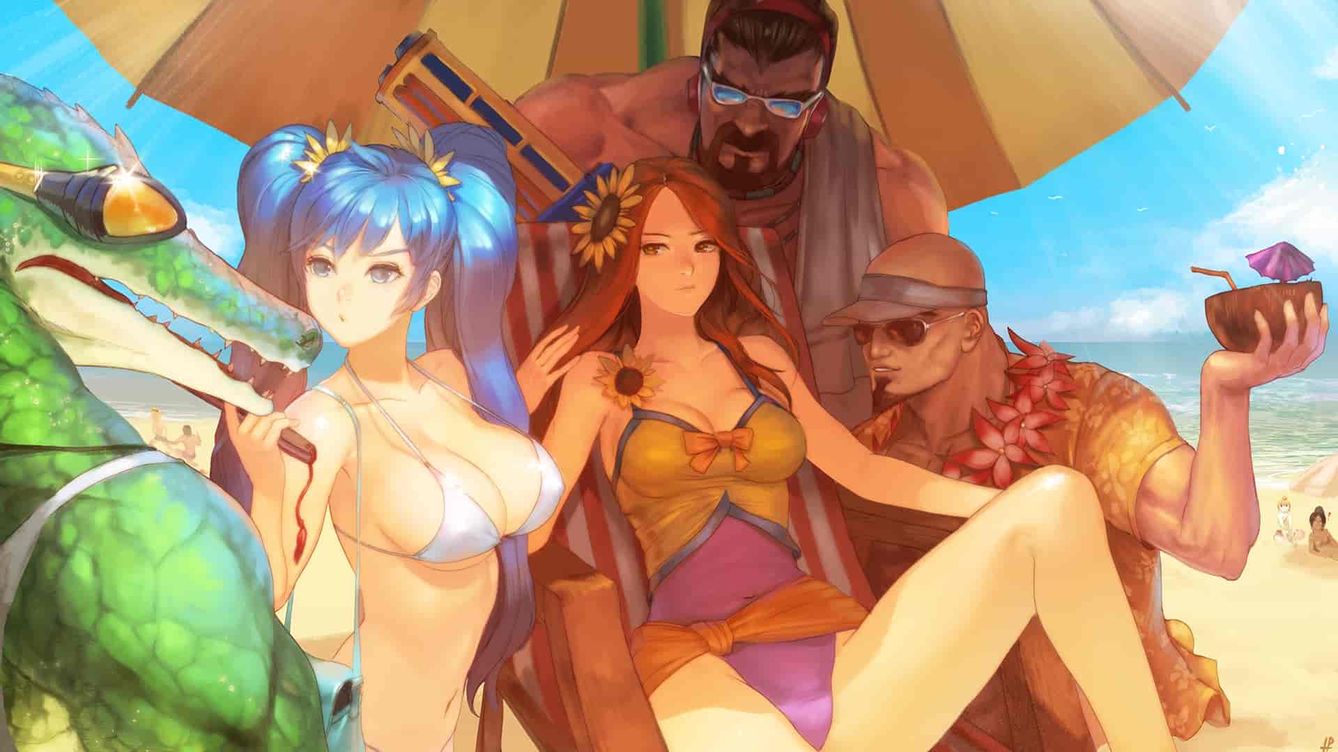【绝密】13GB英雄联盟PSD原画