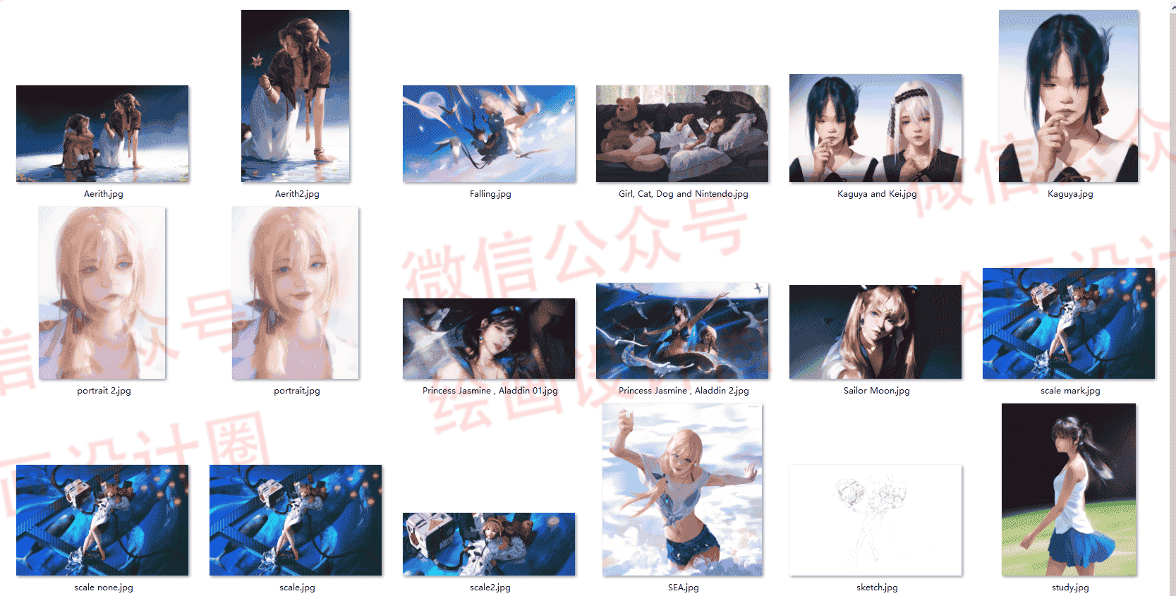 【12GB】Taejune Kim教程+图集+笔刷(含PSD原画)
