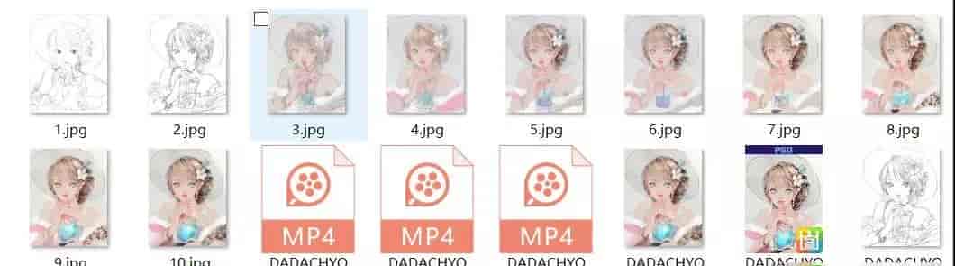 【42GB】DADACHYO教程+PSD图集+笔刷