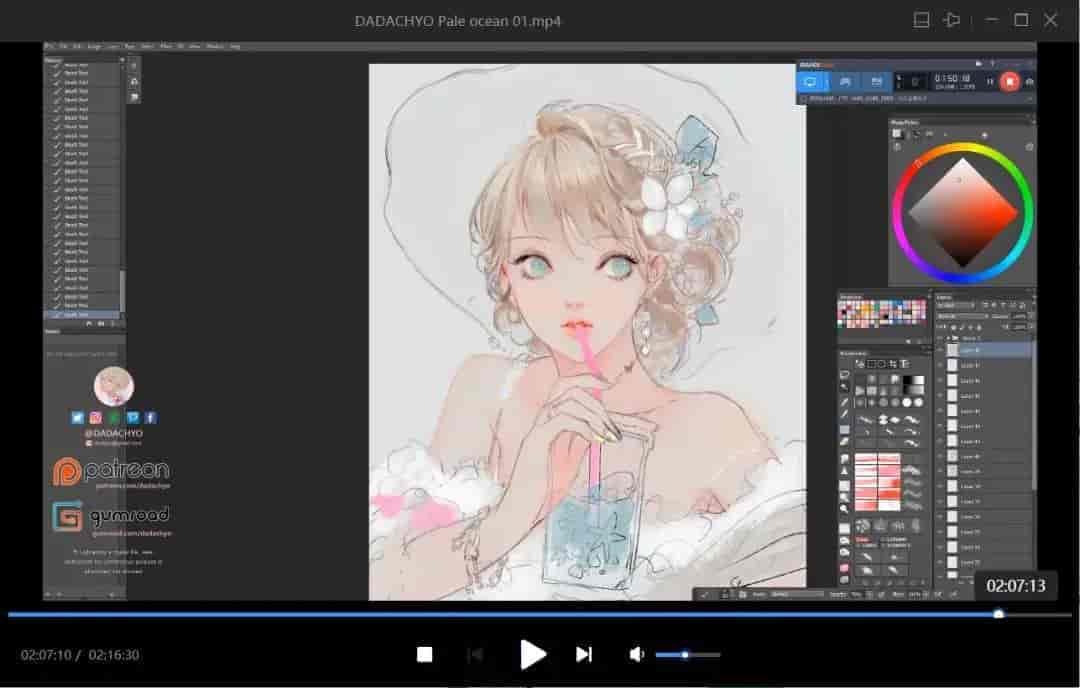 【42GB】DADACHYO教程+PSD图集+笔刷