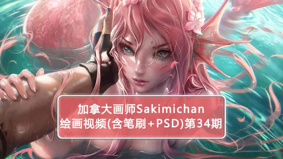 Sakimichan第34期(含PSD+笔刷+视频)