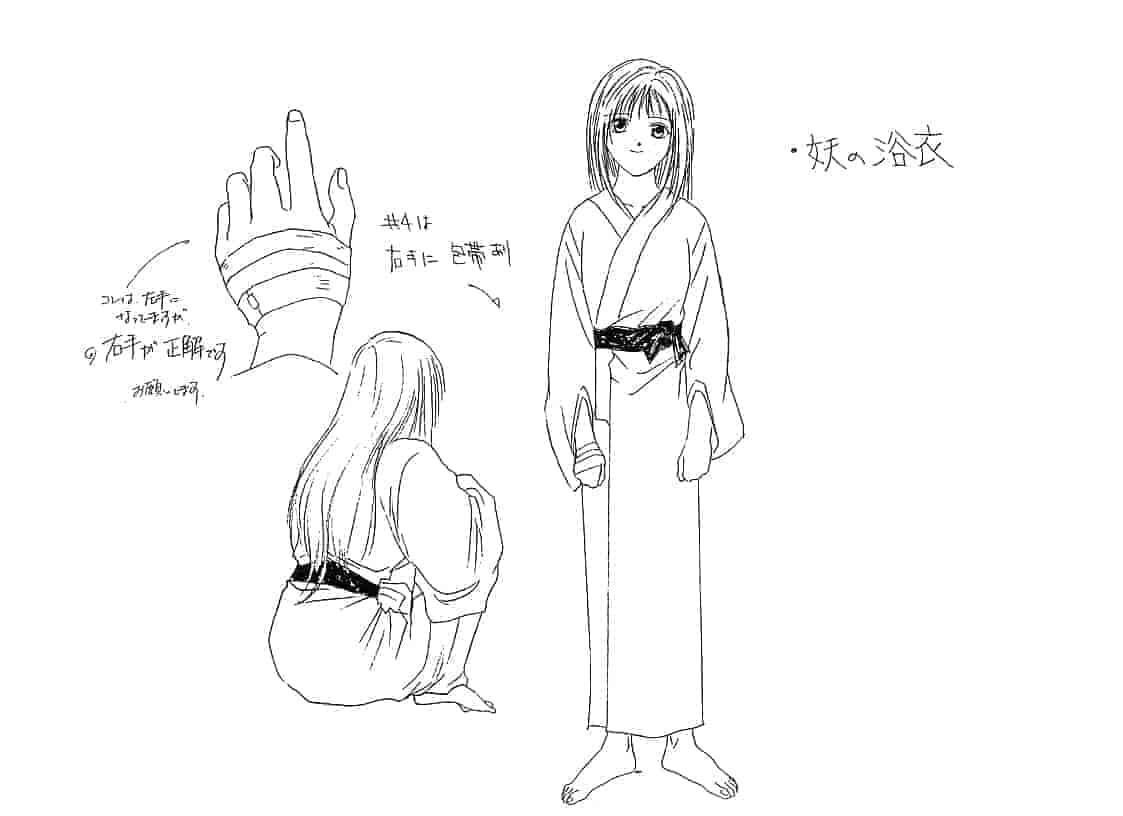 梦幻妖子 动画资料设定线稿集[39P]