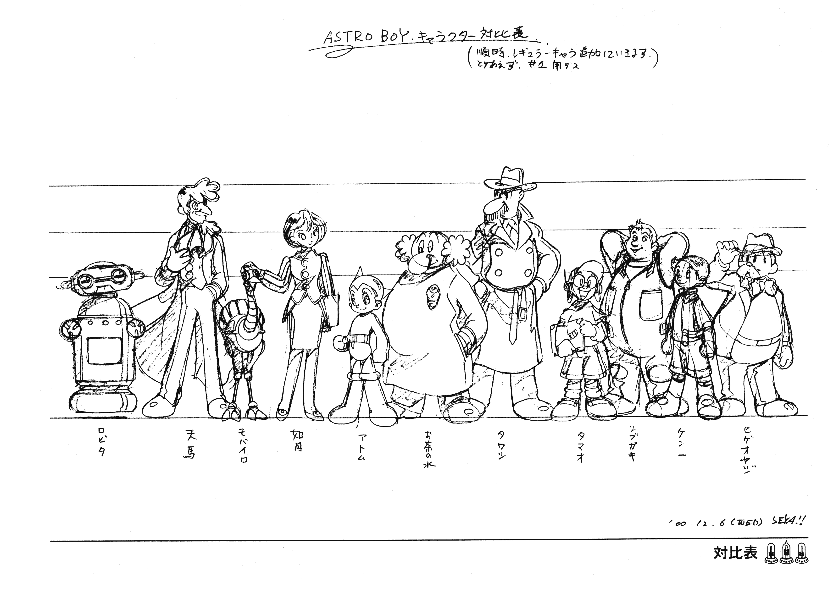 铁臂阿童木03版 动画线稿原画集[80P]
