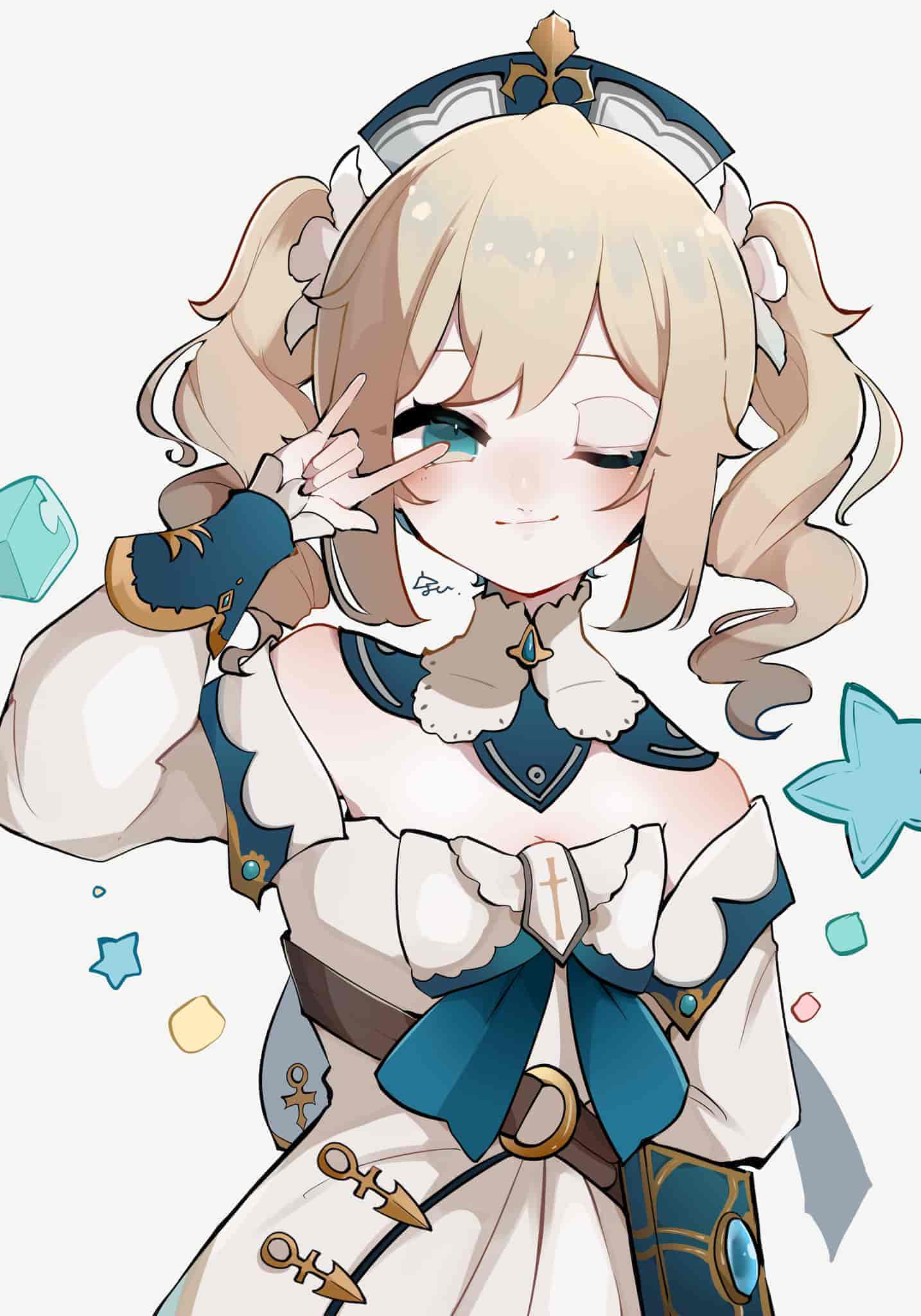 原神芭芭拉 高清图片CG包[243P]
