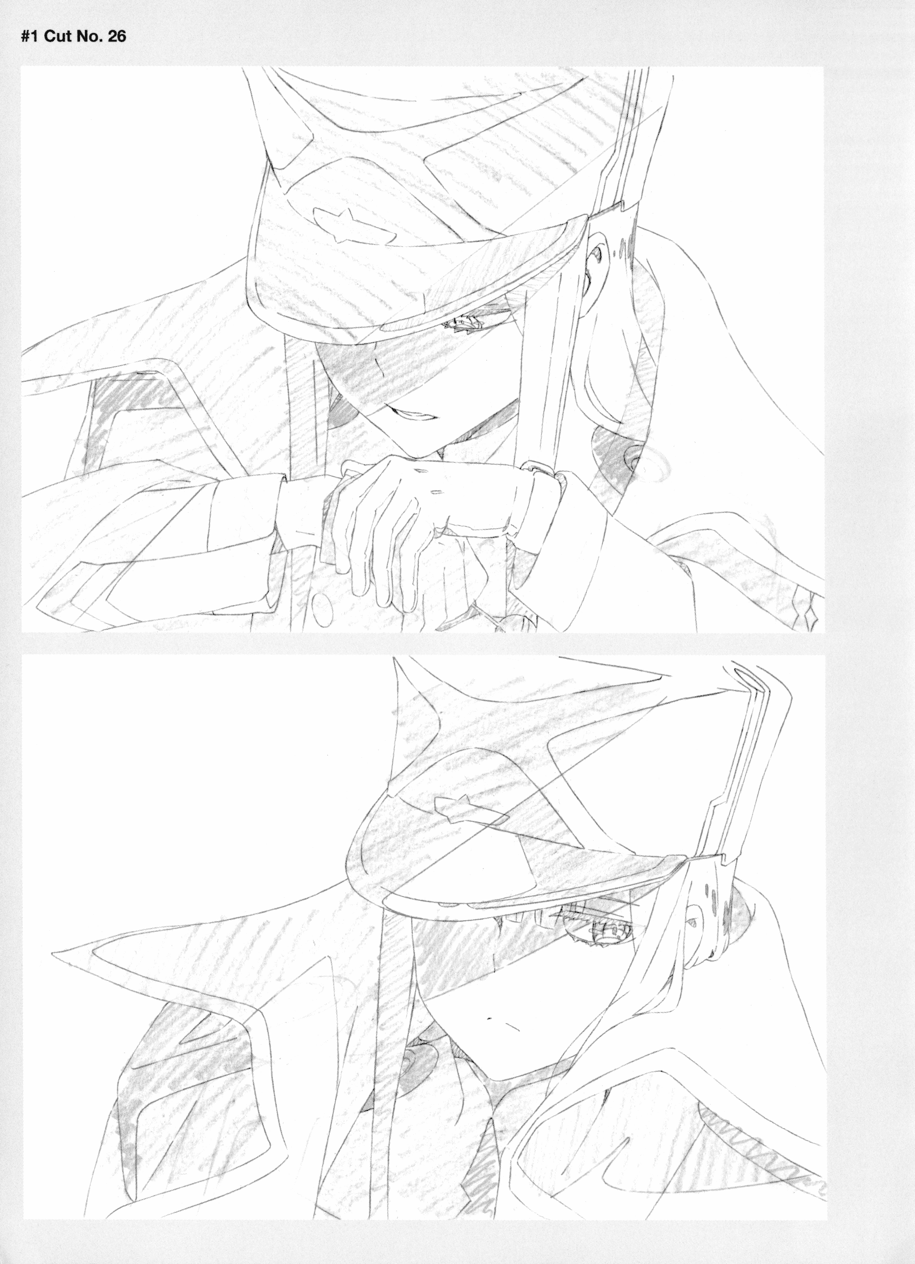 DARLING in the FRANXX Key 动画线稿集1[80P]