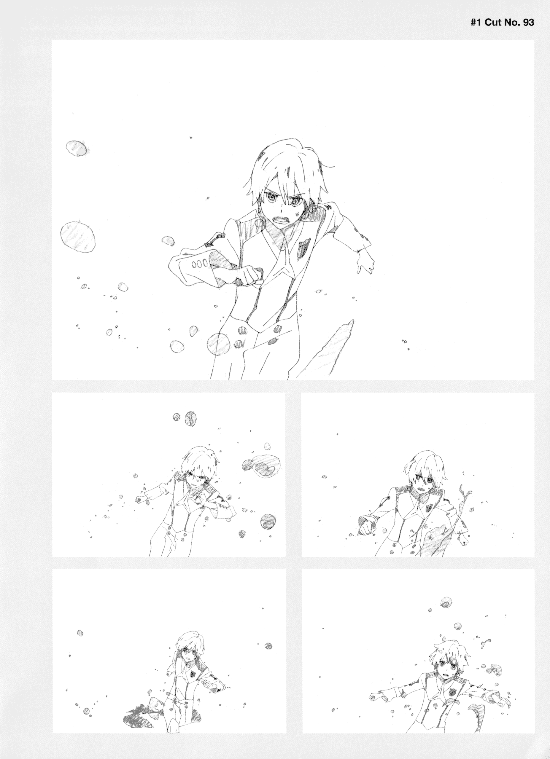 DARLING in the FRANXX Key 动画线稿集1[80P]