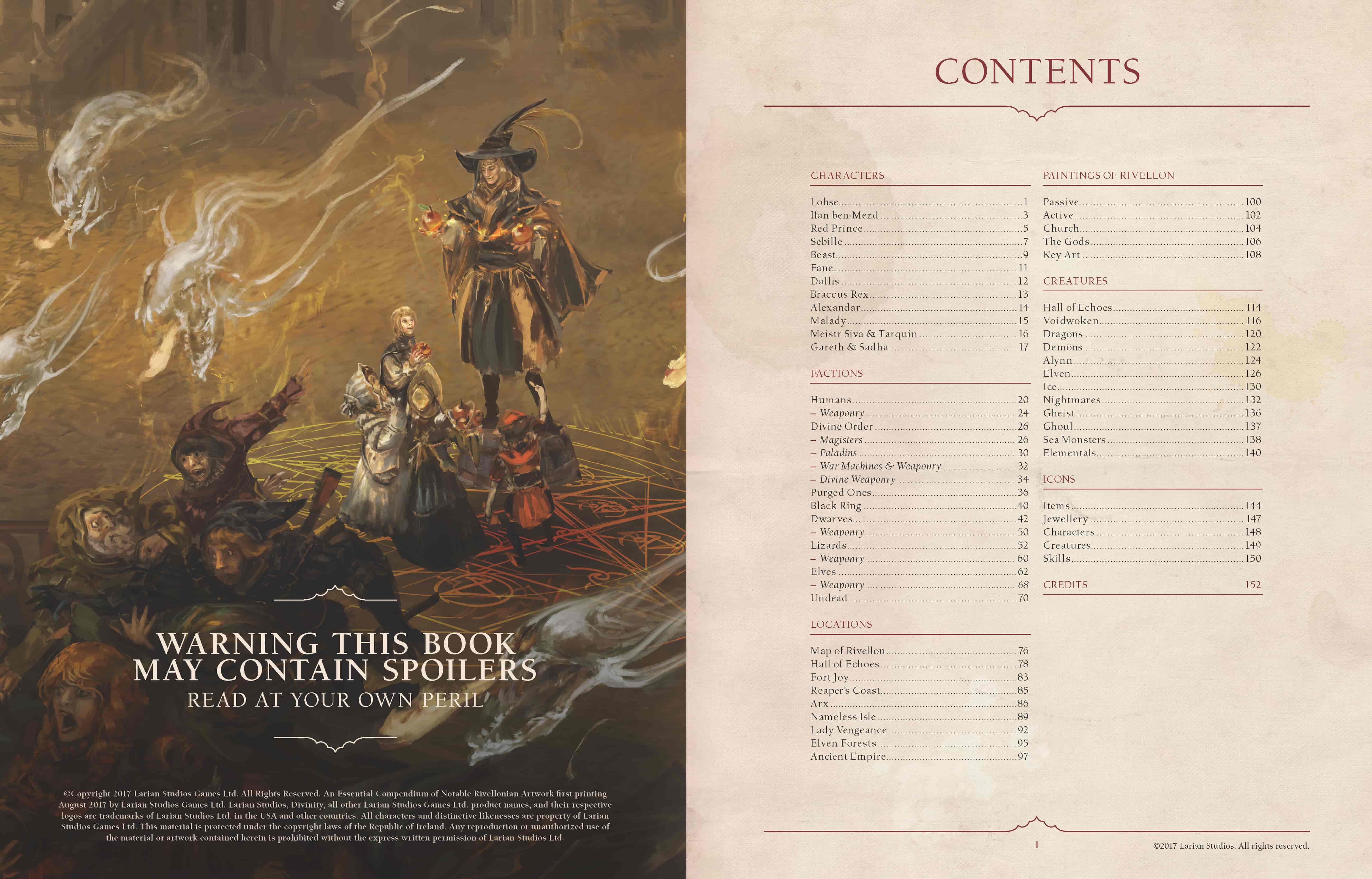 Divinity – Original Sin II An Essential Compendium of Notable Rivellonian Artwork[81P]