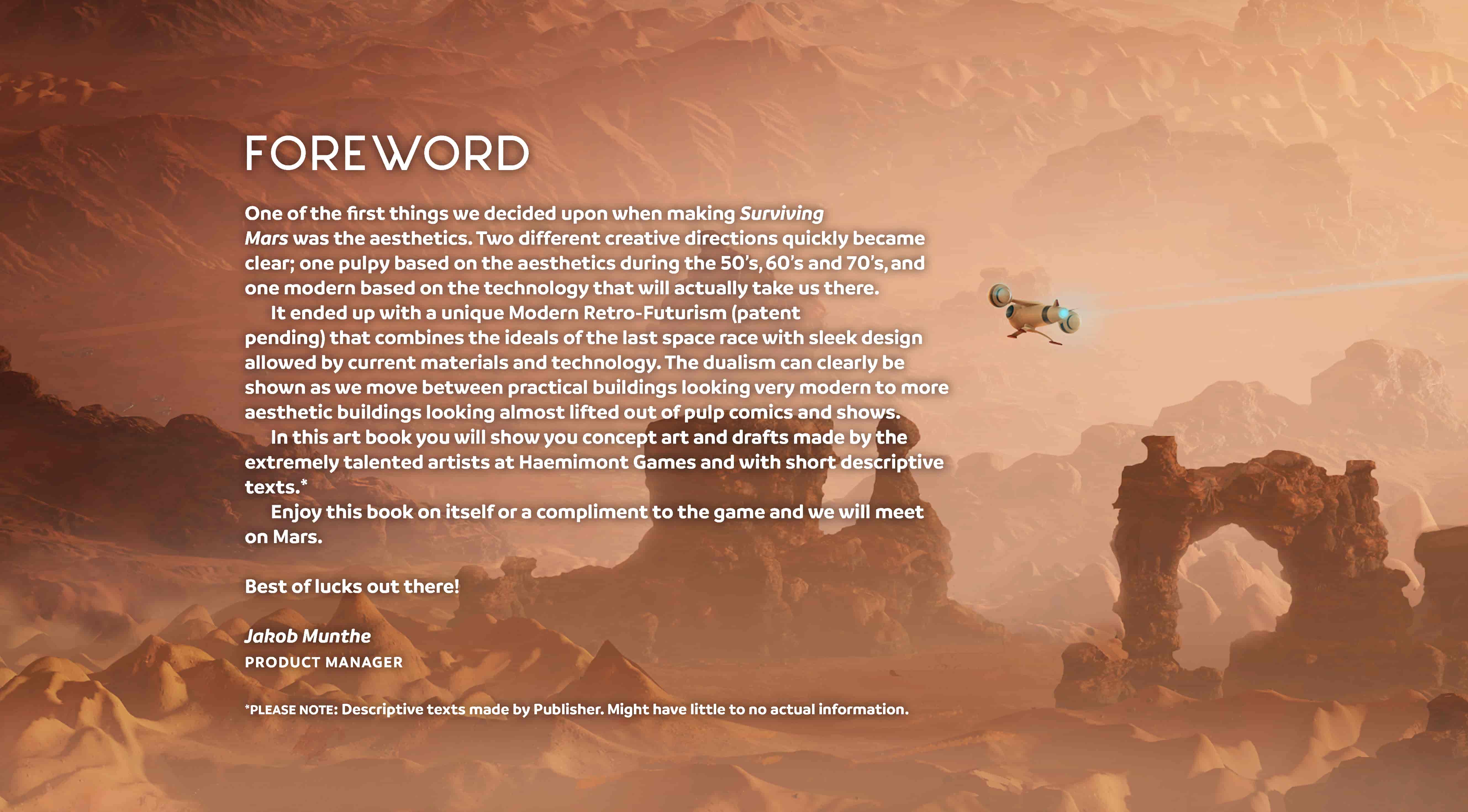 Surviving Mars Art Book[52P]
