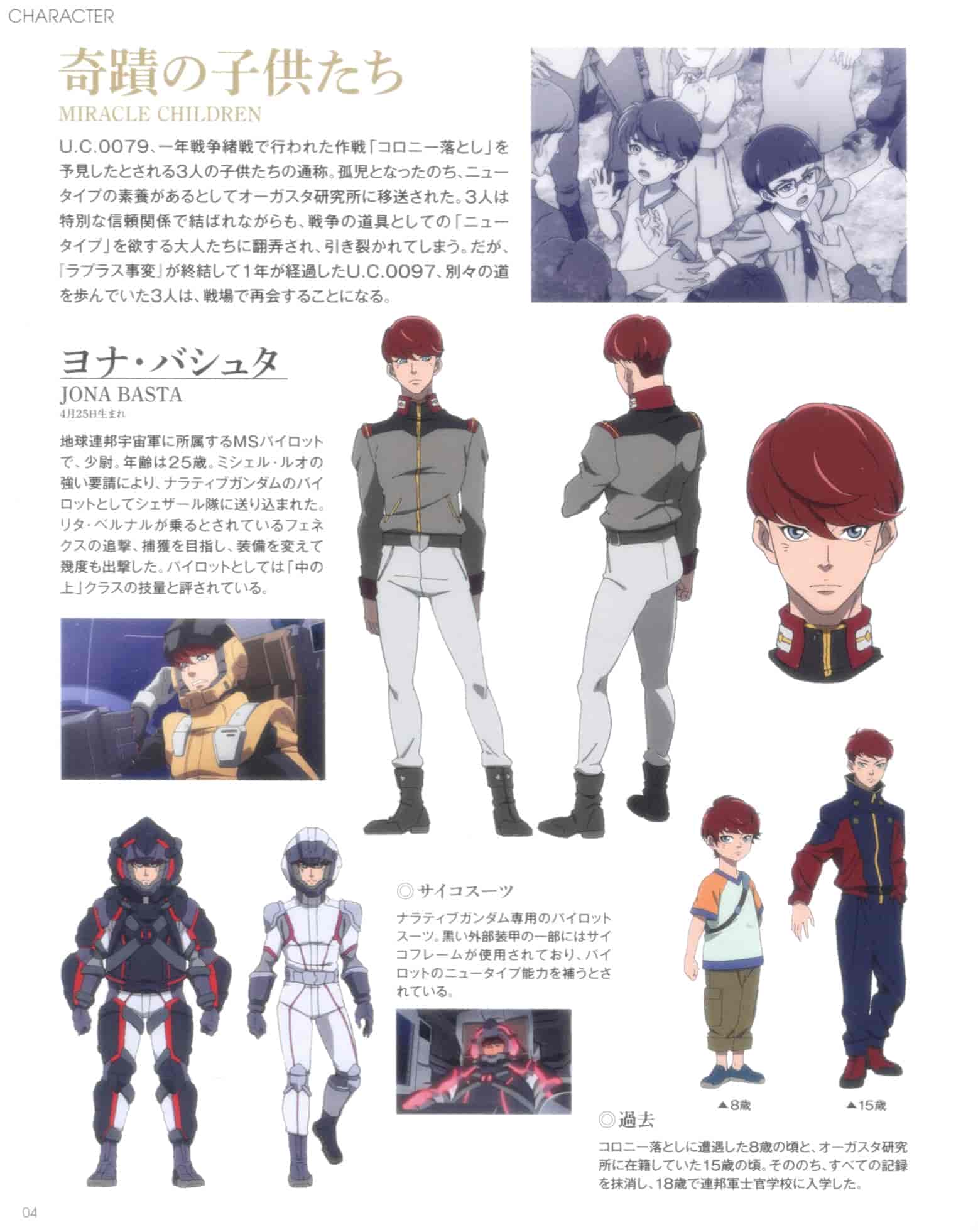 MOBILE SUIT GUNDAM NARRATIVE完全設定資料集[30P]