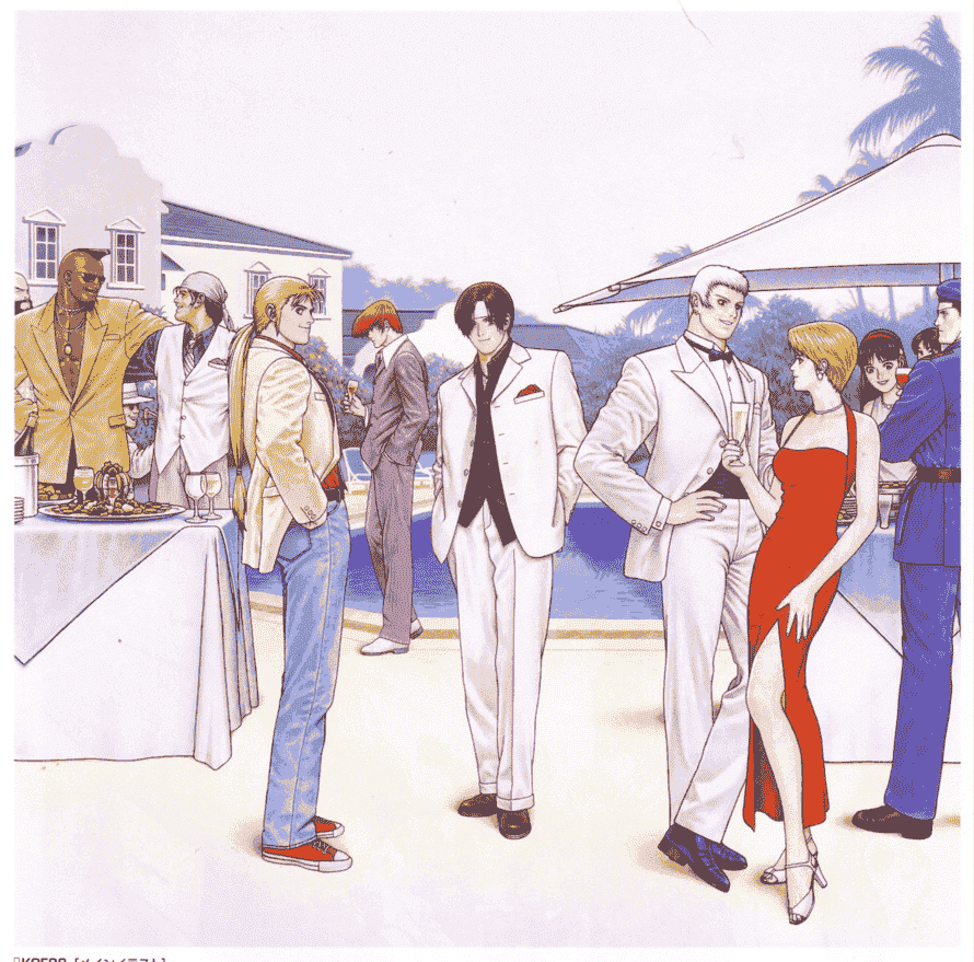 THE KING OF FIGHTERS FIGHTING EVOLUTION 10th[157P]