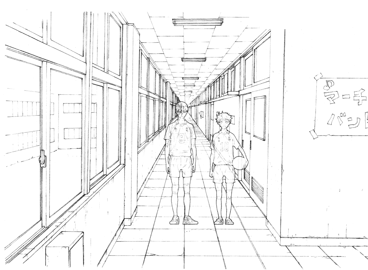 排球少年 动画资料设定线稿集[157P]