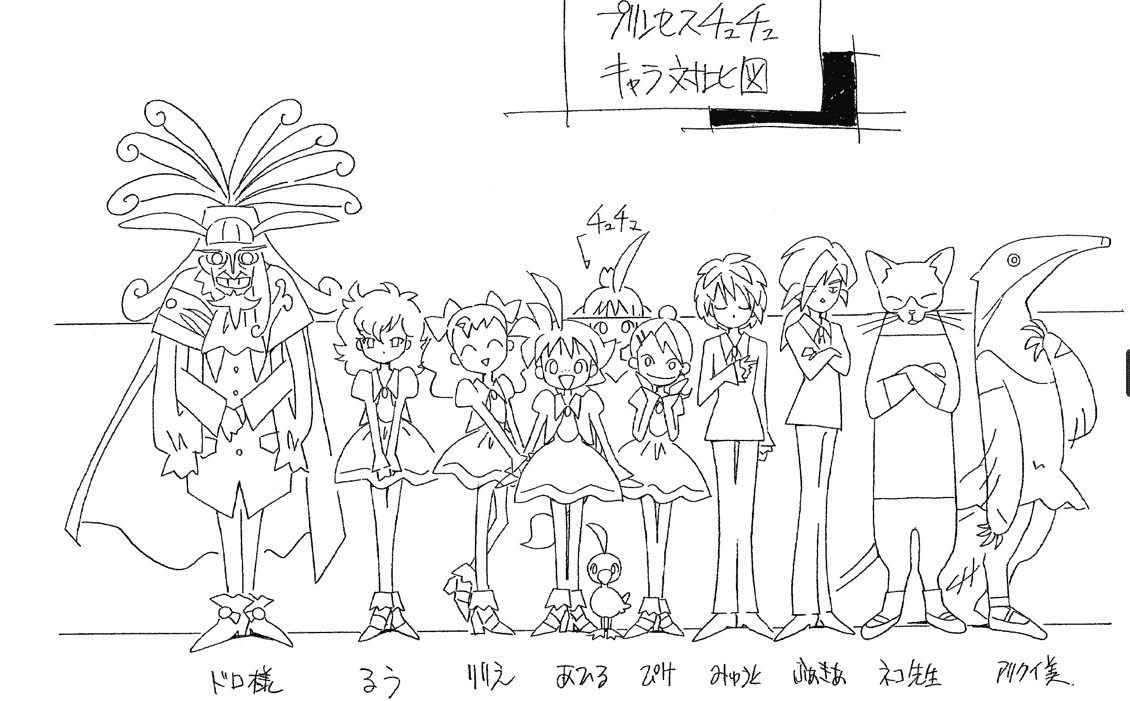 彩梦芭蕾/萩萩公主 动画资料设定线稿集[130P]
