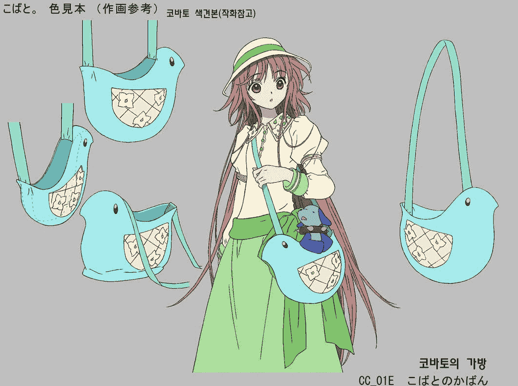 奇迹少女KOBATO 动画资料设定线稿集[143P]