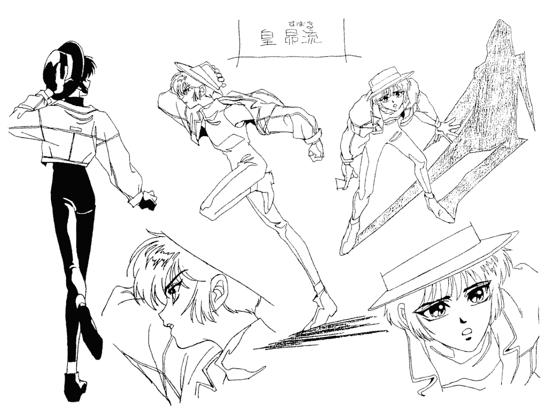 东京巴比伦 动画资料设定线稿集[20P]