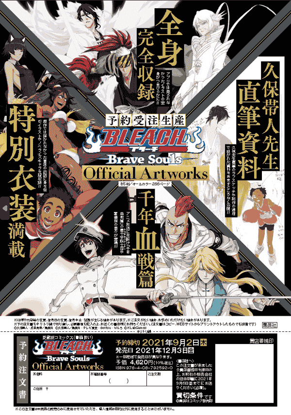 Bleach Brave Souls Official Artworks[257P]