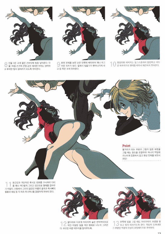 韩文 大胆姿势的画法[174P]
