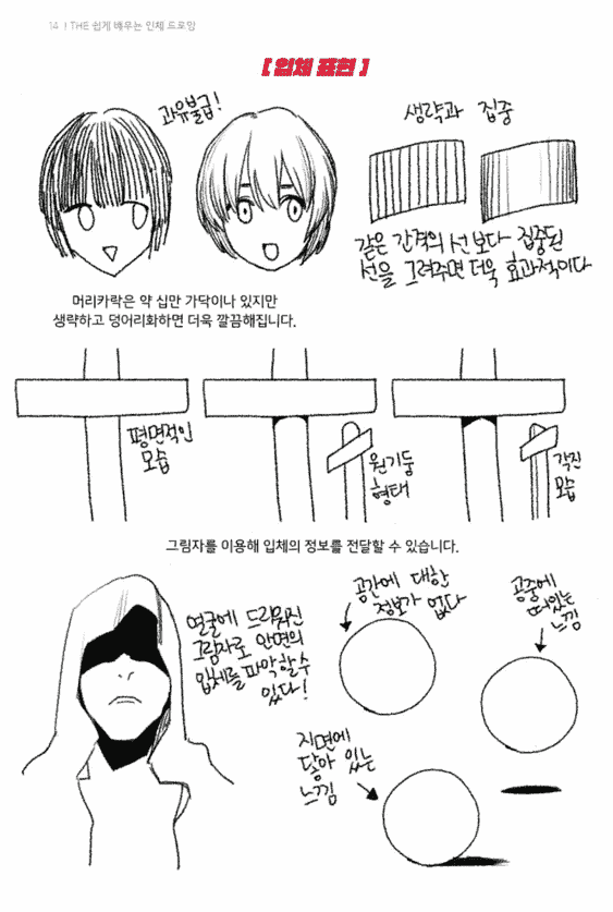 韩文 简易的人体画法[183P]