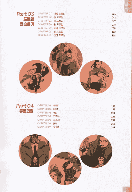 韩文 动作的画法[278P]