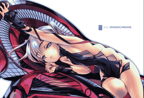 Chocolate Gouache Choco & Koichi Mugitani’s Art Works Since 1997-2010 -Side-Monochrome-[114P]