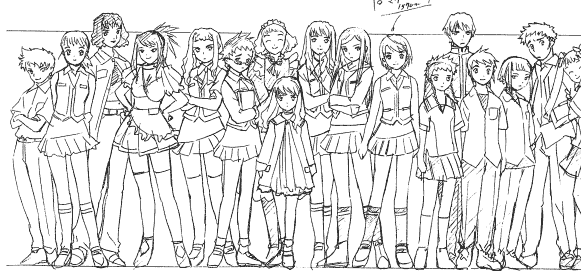 舞-HIME 动画线稿原画集[174P]