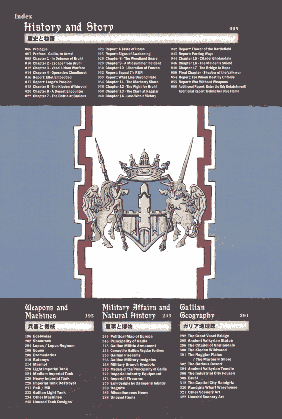 raita Valkyria Chronicles 1 Design archive[394P]