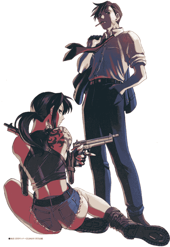 広江礼威 Black lagoon Barrage Artbook[21P]