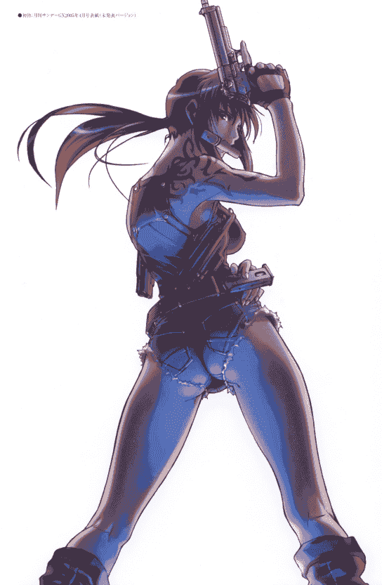広江礼威 Black lagoon Barrage Artbook[21P]