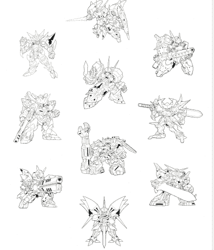 超级机器人大战OG展 公式图录[198P]