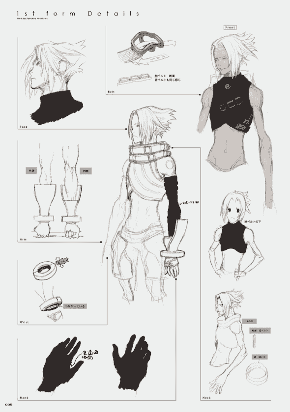 .hack//G.U. 完全設定資料集 .hackArchives_02 BLACK+WHITE 6册合集[637P]