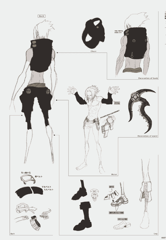 .hack//G.U. 完全設定資料集 .hackArchives_02 BLACK+WHITE 6册合集[637P]