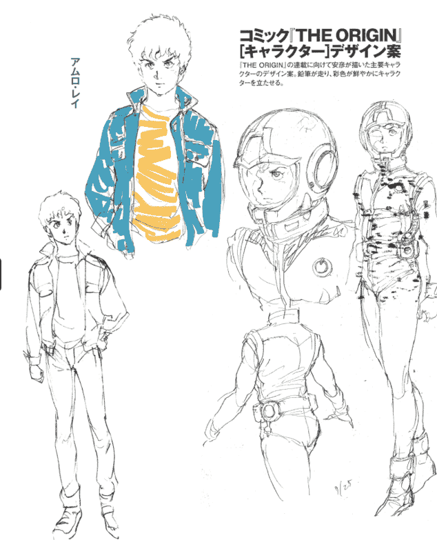 機動戦士ガンダムTHE ORIGIN キャラクター&amp;メカニカルワークス 上巻+下卷[236P]