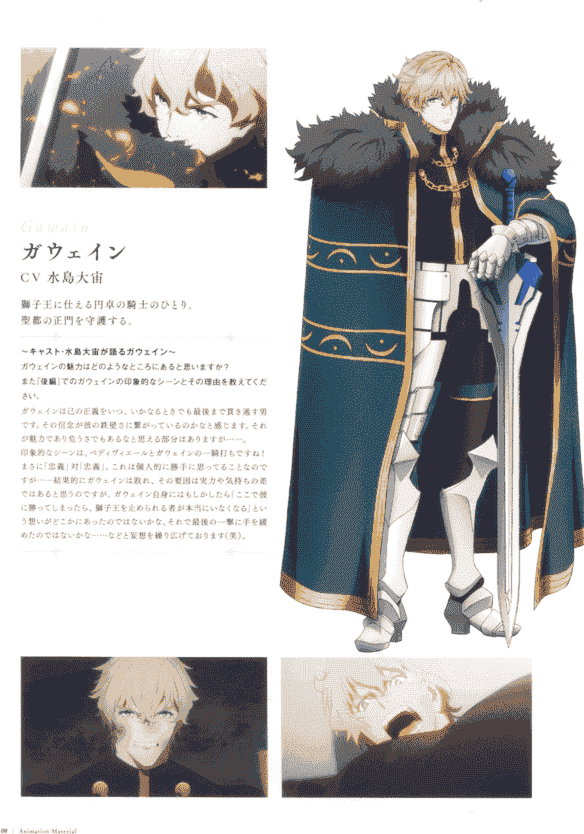Fate/Grand Order 剧场版 神圣圆桌领域卡美洛 前后篇 画集+设定集[211P]