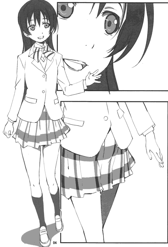 めんくい (谷拓也)]海未ちゃんがなにかしてる本 + 4U[56P]