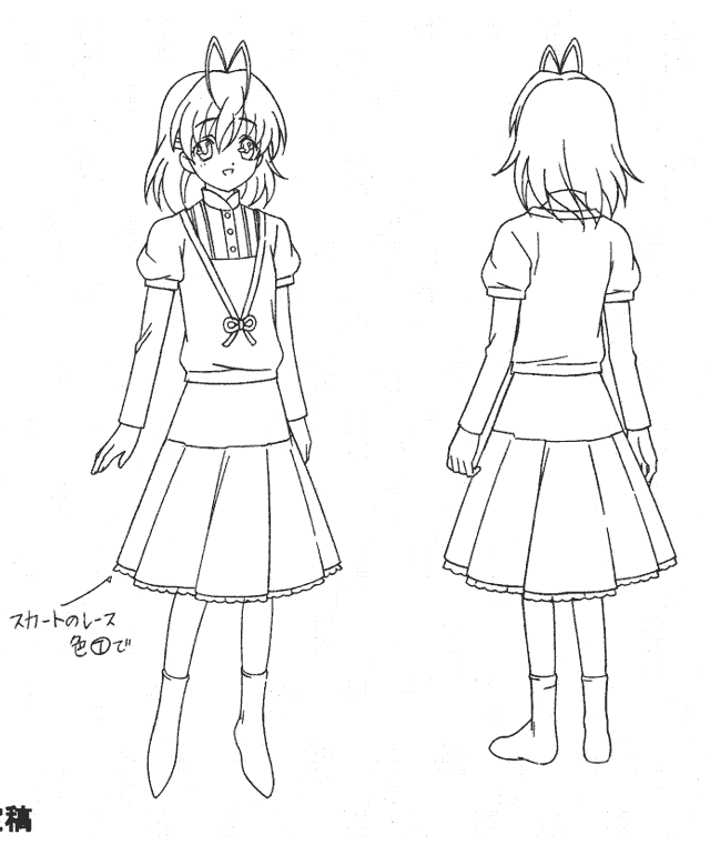 线稿集 CLANNAD 动画资料设定线稿集[35P]