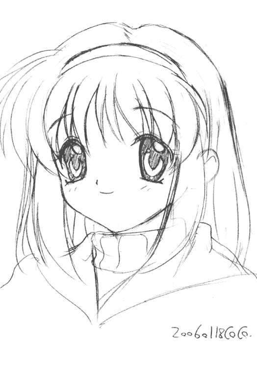 线稿集 KANON ラフ画集[66P]