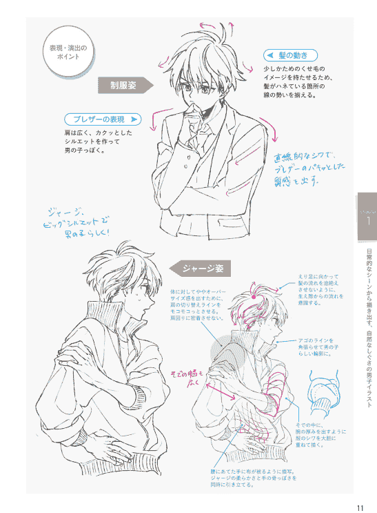 日文 迷人男子的画法[178P]