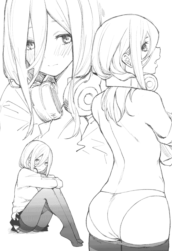 v五等分的花嫁 中野三玖 高清图片CG包[696P]