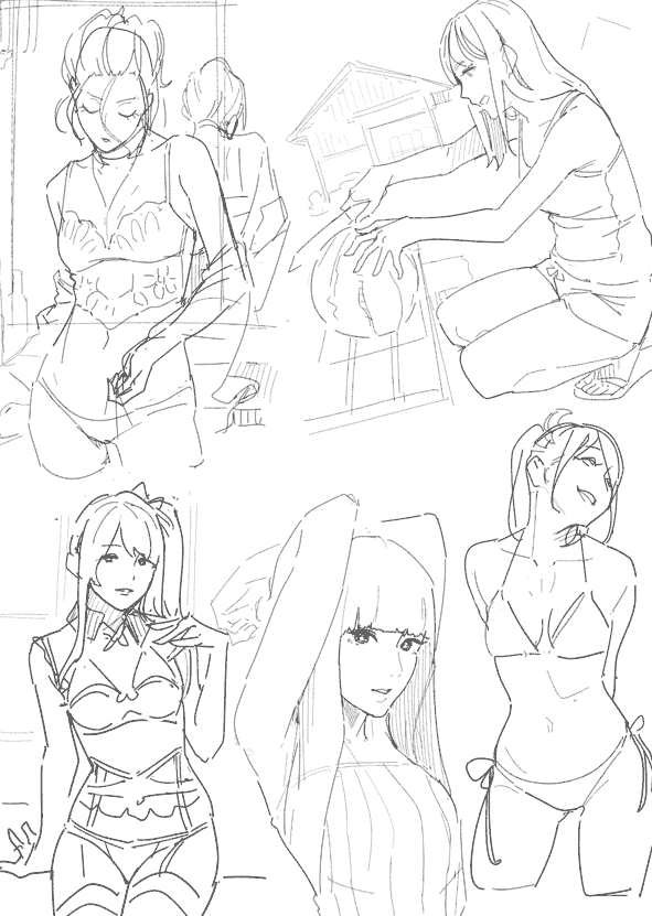 のらくら(Norakura) Pixiv图片包[1124P]