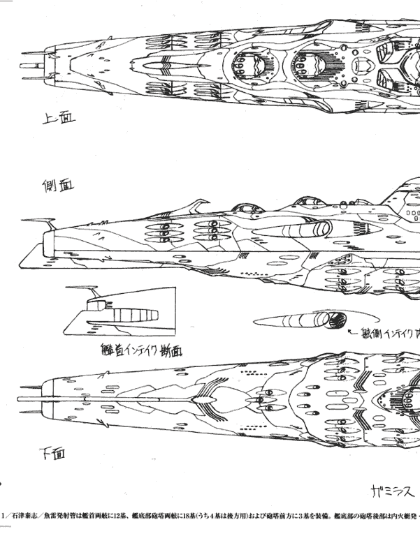 宇宙战舰大和号2199 公式设定资料集 GARMILLAS[378P]